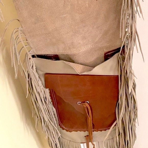 Leather Bag Native American Handcrafted 
Kokopelli Design New - Picture 6 of 11